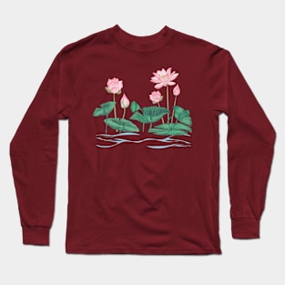 Lotus flowers Long Sleeve T-Shirt